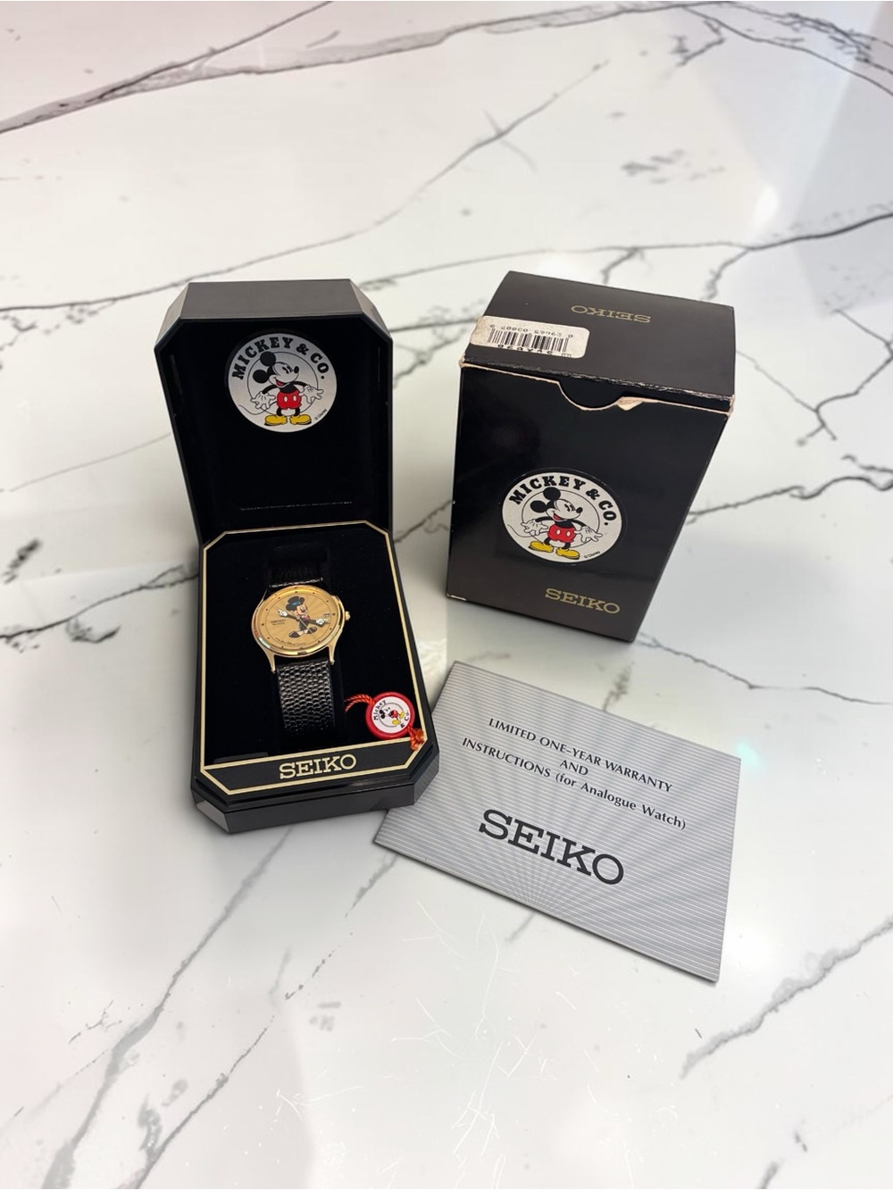 VTG Seiko Mickey & Co. Disney Quartz Watch 5Y22-8039 with Box